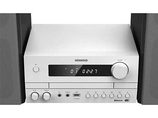 KENWOOD M-822DAB - Micro-chaîne hi-fi (Blanc)