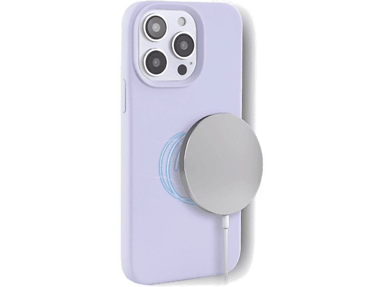 Funda móvil - ISY ISC-2437, Apple, iPhone 14 Pro, Violeta