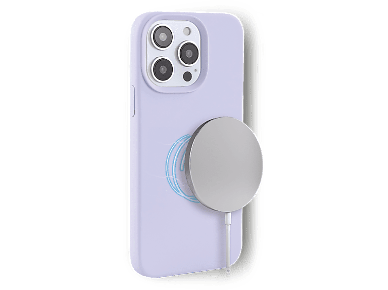 Funda móvil - ISY ISC-2438, Apple, iPhone 14 Pro Max, Violeta
