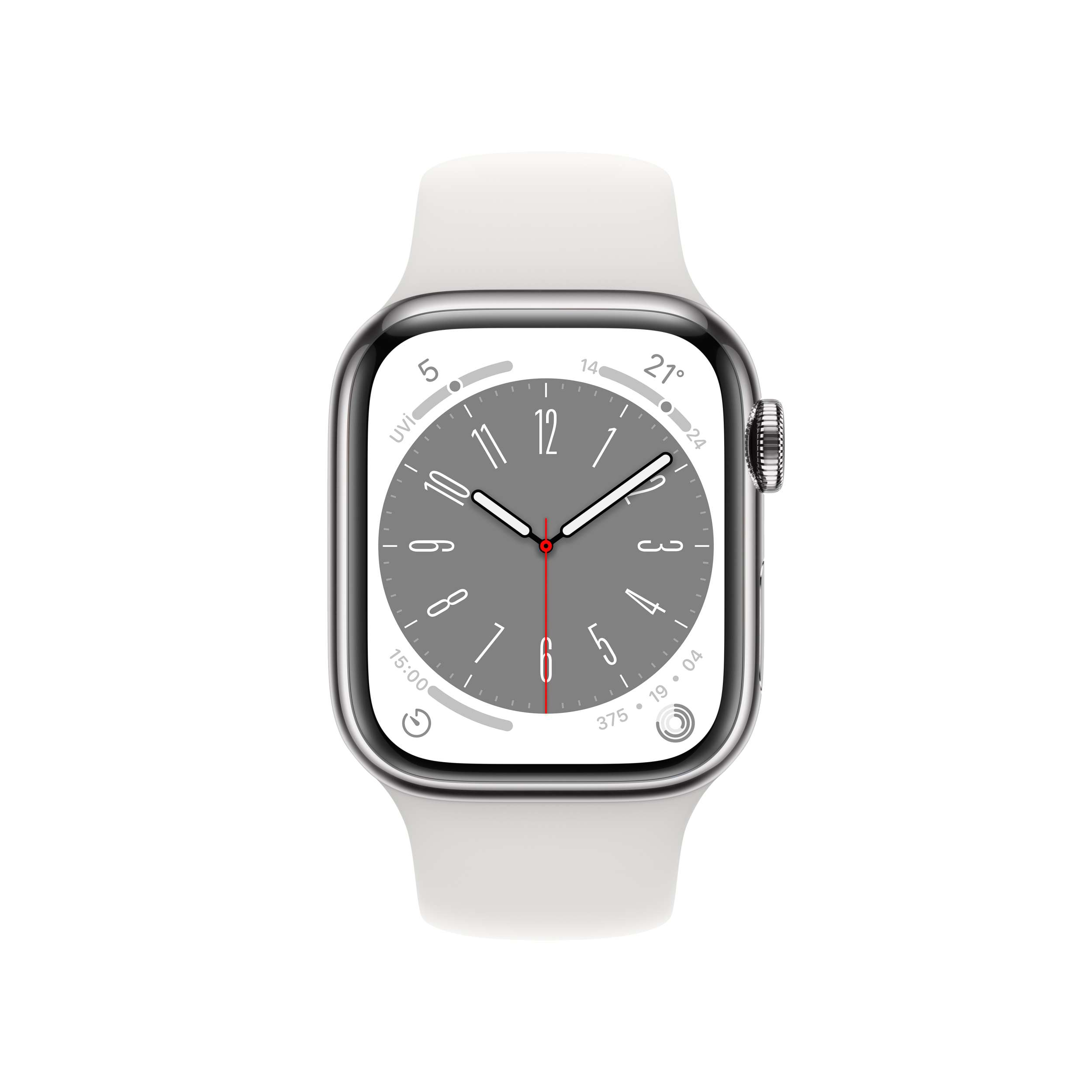 APPLE Watch Series 8 GPS + Cellular 41 mm MNJ53TU/A Gümüş Rengi