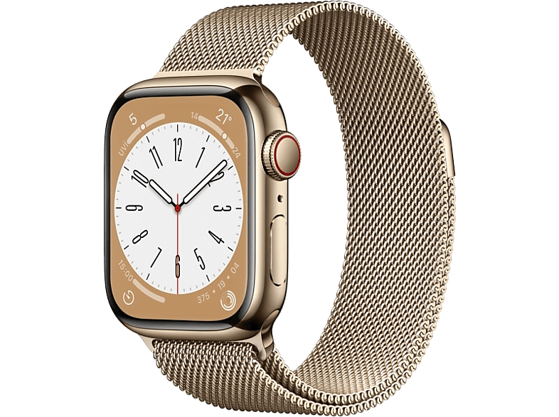 APPLE Watch Series 8 GPS + Cellular 41 mm MNJF3TU/A Altın Rengi