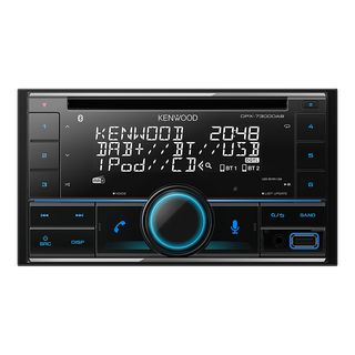 KENWOOD DPX-7300DAB - Autoradio (2 DIN (doppio-DIN), Nero)
