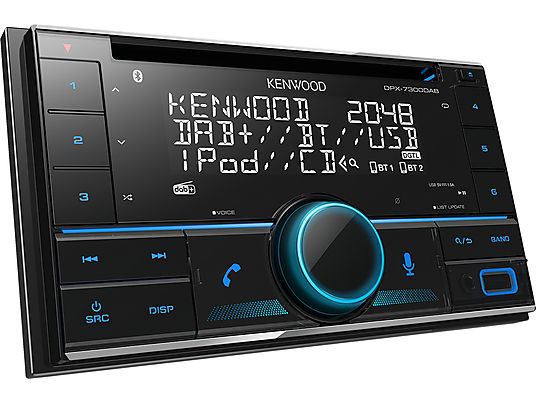 KENWOOD DPX-7300DAB - Autoradio (2 DIN (double-DIN), Noir)