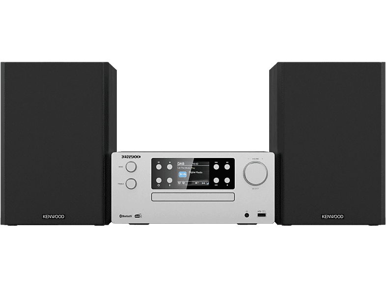 KENWOOD M-925DAB - Micro-HiFi-System (Silber)