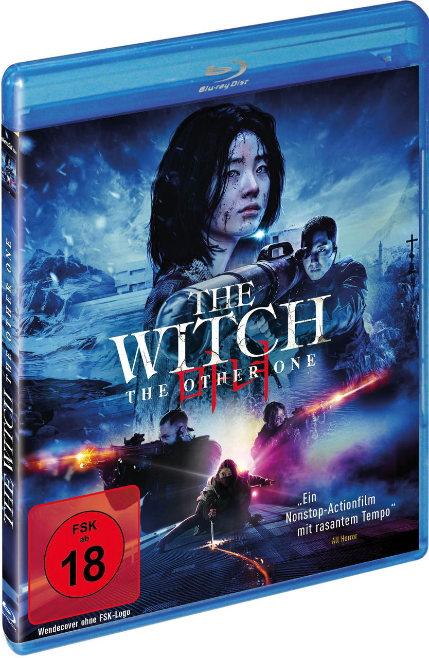 Blu-ray-Filmcover mit dem Gesicht einer Frau. Der Titel lautet 'The Witch: The Other One'.