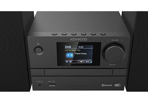 KENWOOD. M-525DAB Micro HiFi-System mit CD, USB, DAB+ und Bluetooth