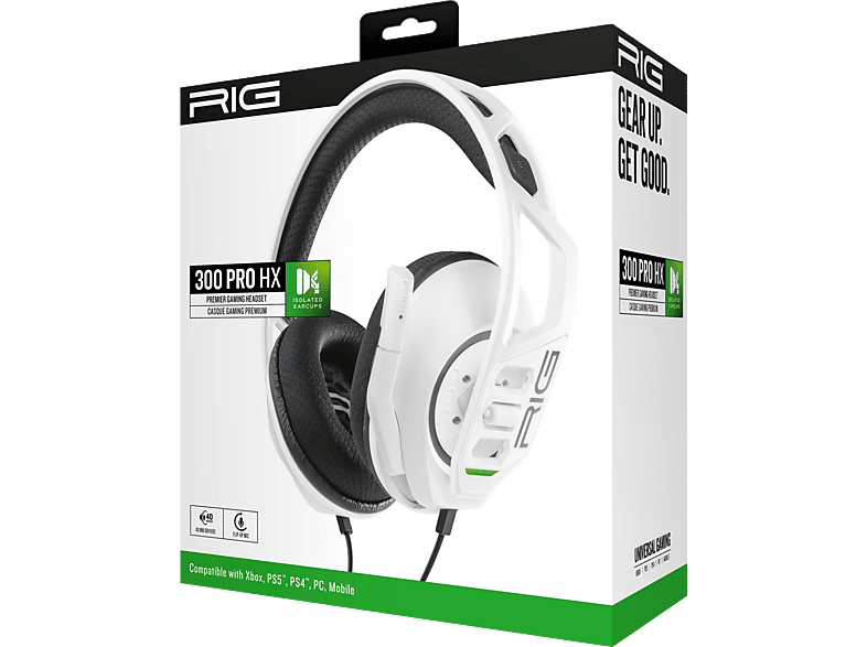 NACON RIG 300 PRO HX gaming headset, fehér