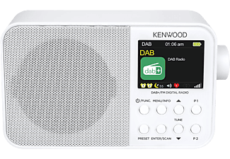 KENWOOD CR-M30DAB - Digitalradio (FM, DAB, DAB+, Weiss)