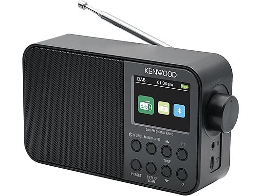 KENWOOD CR-M30DAB - Digitalradio (FM, DAB, DAB+, Schwarz)