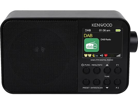 KENWOOD CR-M30DAB - Digitalradio (FM, DAB, DAB+, Noir)