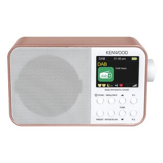 KENWOOD CR-M30DAB - Digitalradio (FM, DAB, DAB+, Roségold-Weiss)