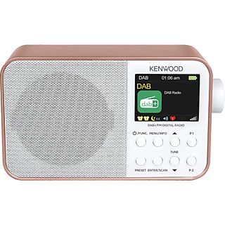 KENWOOD CR-M30DAB - Digitalradio (FM, DAB, DAB+, or-rose-blanc)