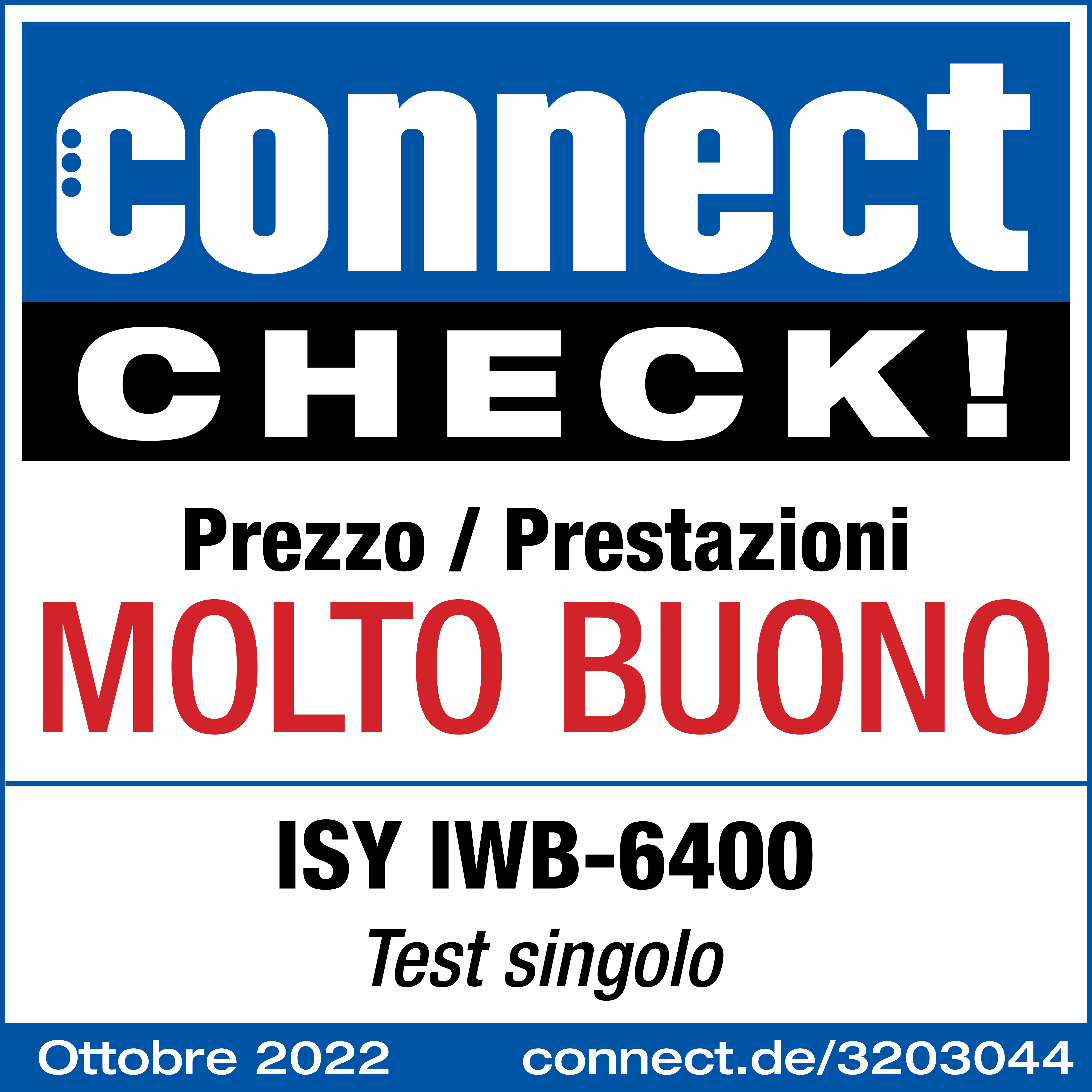 Connect Check! segnale, buon prezzo/prestazioni, recensione ISY IWB-6400.