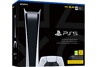 PlayStation 5 Digital Edition - Console videogiochi - Bianco/Nero