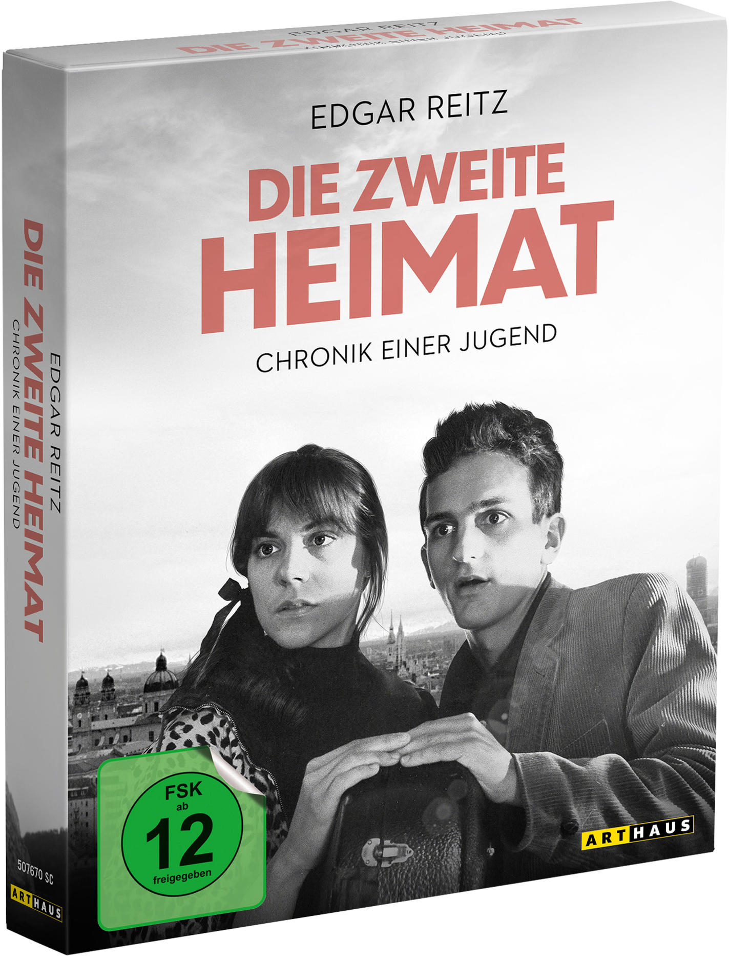 Eine DVD-Box mit zwei Personen auf dem Cover und Text auf Deutsch.