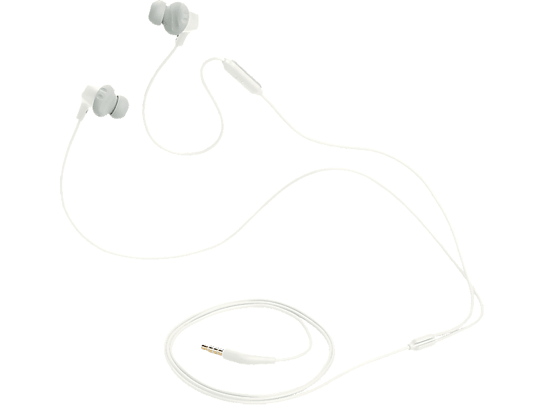 Auriculares deportivos – JBL Endurance Run 2, Con cable, Intraurales, Blanco