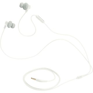 Auriculares deportivos - JBL Endurance Run 2, Con cable, Intraurales, Blanco