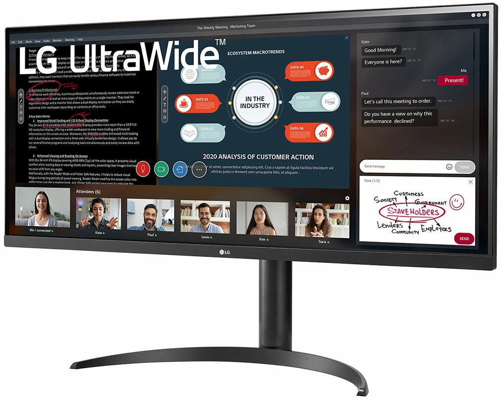 LG Écran 34WP550-B 34" IPS Full-HD UltraWide (34WP550-B)
