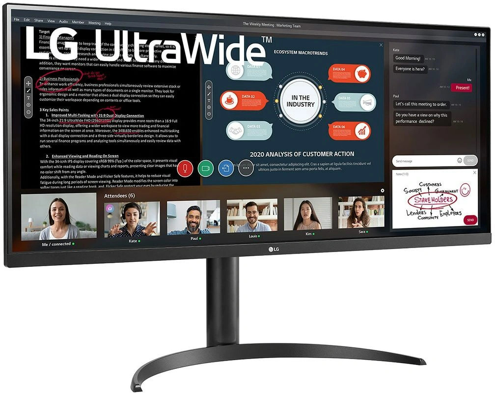 LG Écran 34WP550-B 34" IPS Full-HD UltraWide (34WP550-B)