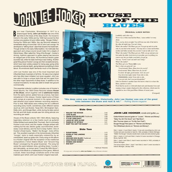 - The Lee Blues (Ltd.180g John - (Vinyl) House Of Hooker