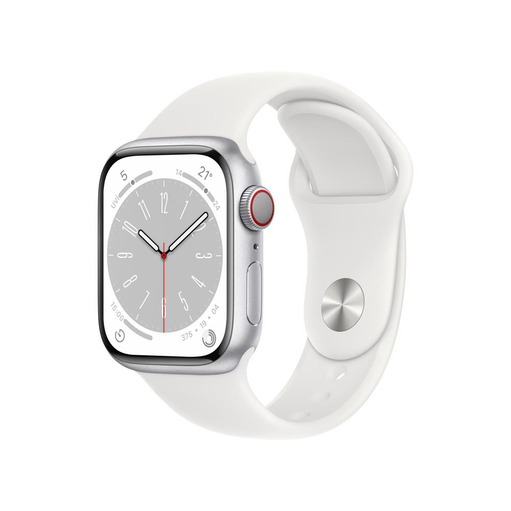 Apple iPhone 8 シルバー + Apple Watch セット APPLE Watch Series 8 GPS + Cellular 41 mm MP4A3TU/A Gümüş Rengi