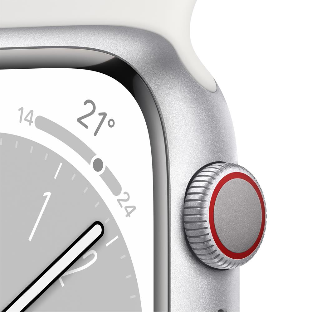 APPLE Watch Series 8 GPS + Cellular 41 mm MP4A3TU/A Gümüş Rengi