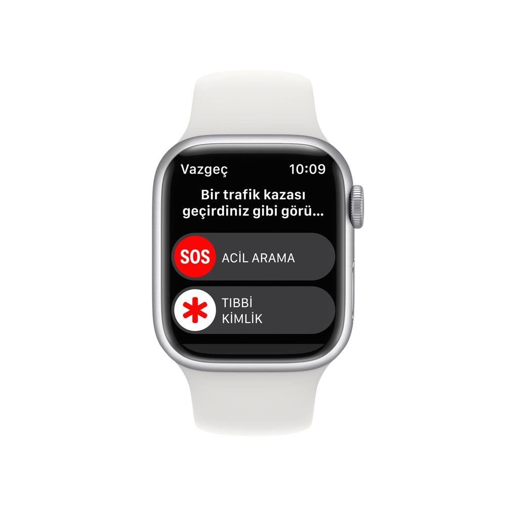 APPLE Watch Series 8 GPS + Cellular 41 mm MP4A3TU/A Gümüş Rengi