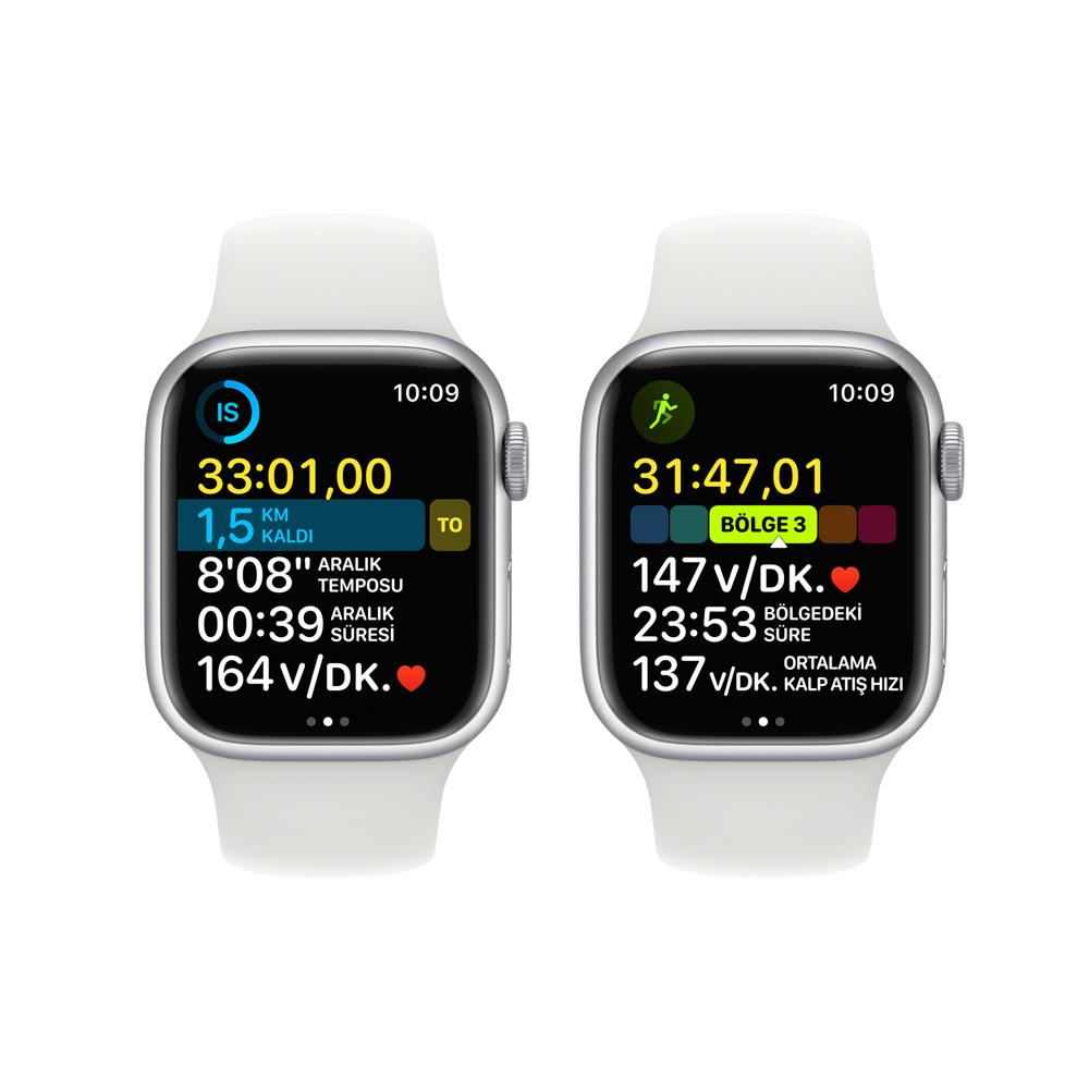 APPLE Watch Series 8 GPS + Cellular 41 mm MP4A3TU/A Gümüş Rengi