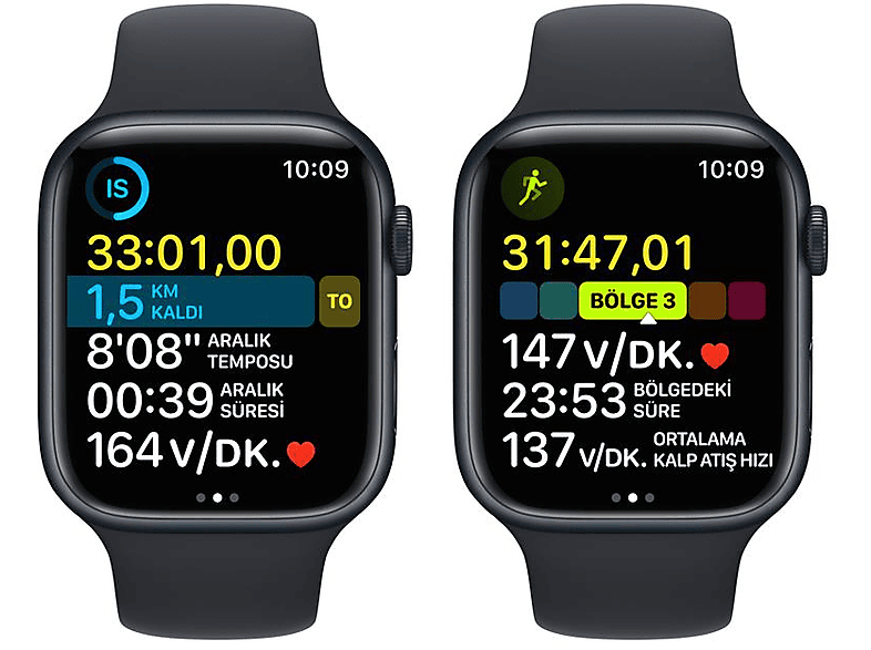 APPLE Watch Series 8 GPS + Cellular 45 mm MNK43TU/A Gece Yarısı