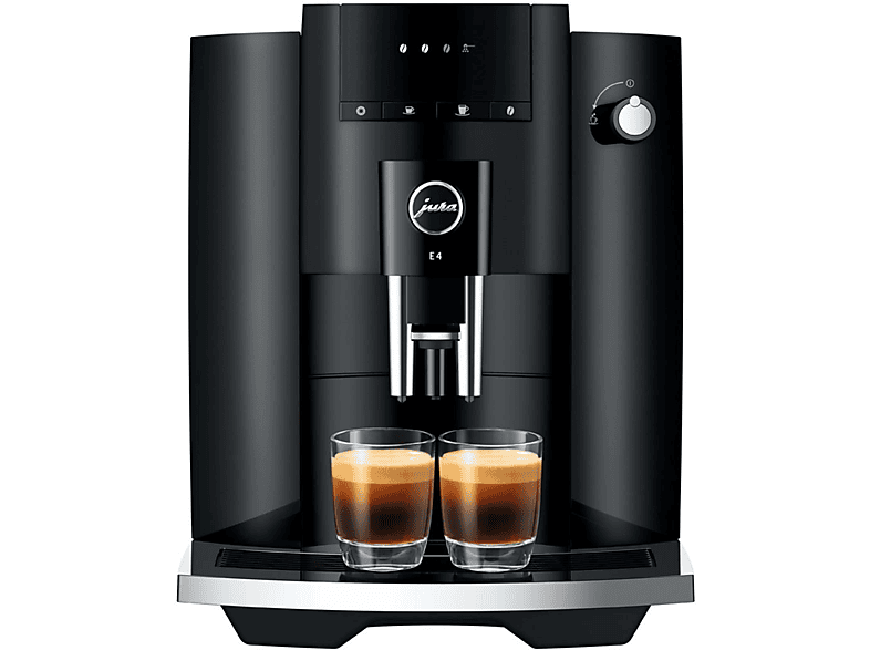 Jura 15435 E4 Kaffeevollautomat (Piano Black, Professional Aroma Grinder, 15 bar)