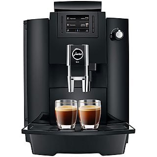 JURA WE 6 Kaffeevollautomat (Piano Black, Professional Aroma Grinder, 15 bar)