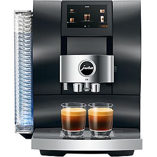 JURA Z 10 Kaffeevollautomat (Aluminium Black, Product Recognising Grinder (P.R.G.), 15 bar, Milchschlauch)