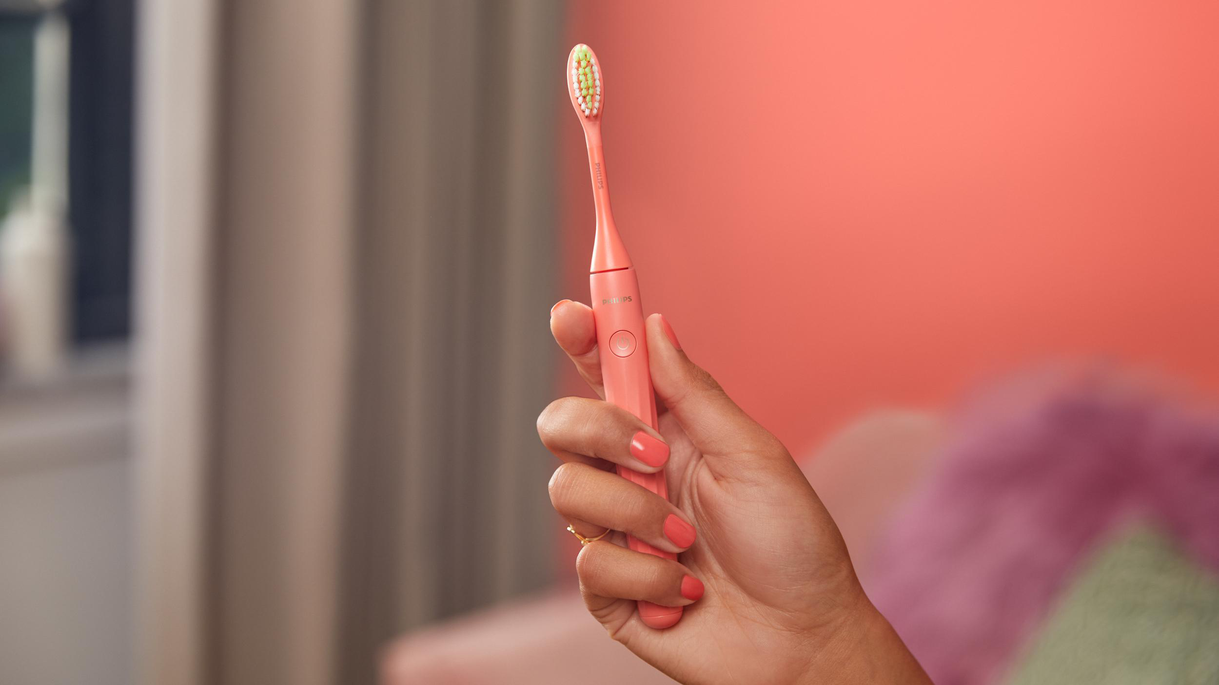 PHILIPS One by Sonicare HY1100/01 mit Batterie Elektrische Zahnbürste Miami, Reinigungstechnologie: Mikrovibrationen