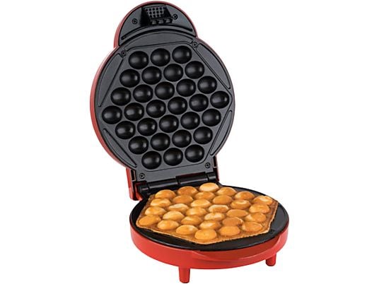 KORONA 41005 Bubble Waffeleisen, Rot, 1000 Watt