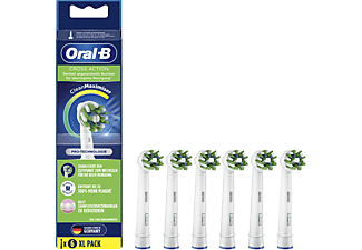 ORAL-B Cross Action Clean Maximizer 6er Weiß Aufsteckbürsten