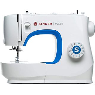 Máquina de coser - Singer M3205, 13 Funciones, Luz LED, Blanco