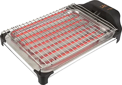 Barbacoa eléctrica - JATA BQ 101, Potencia de 2400W., cocina sin humos ni olores
