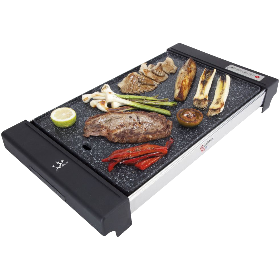 Plancha de asar - Jata GR3000 Excellence, 2650 W, Recubrimiento antiadherente, 4 temperaturas