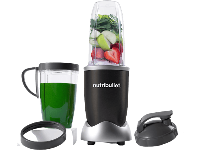 Nutri Bullet NB 907B Mixer (Grau, 900 Watt, 710 ml, 946 ml)