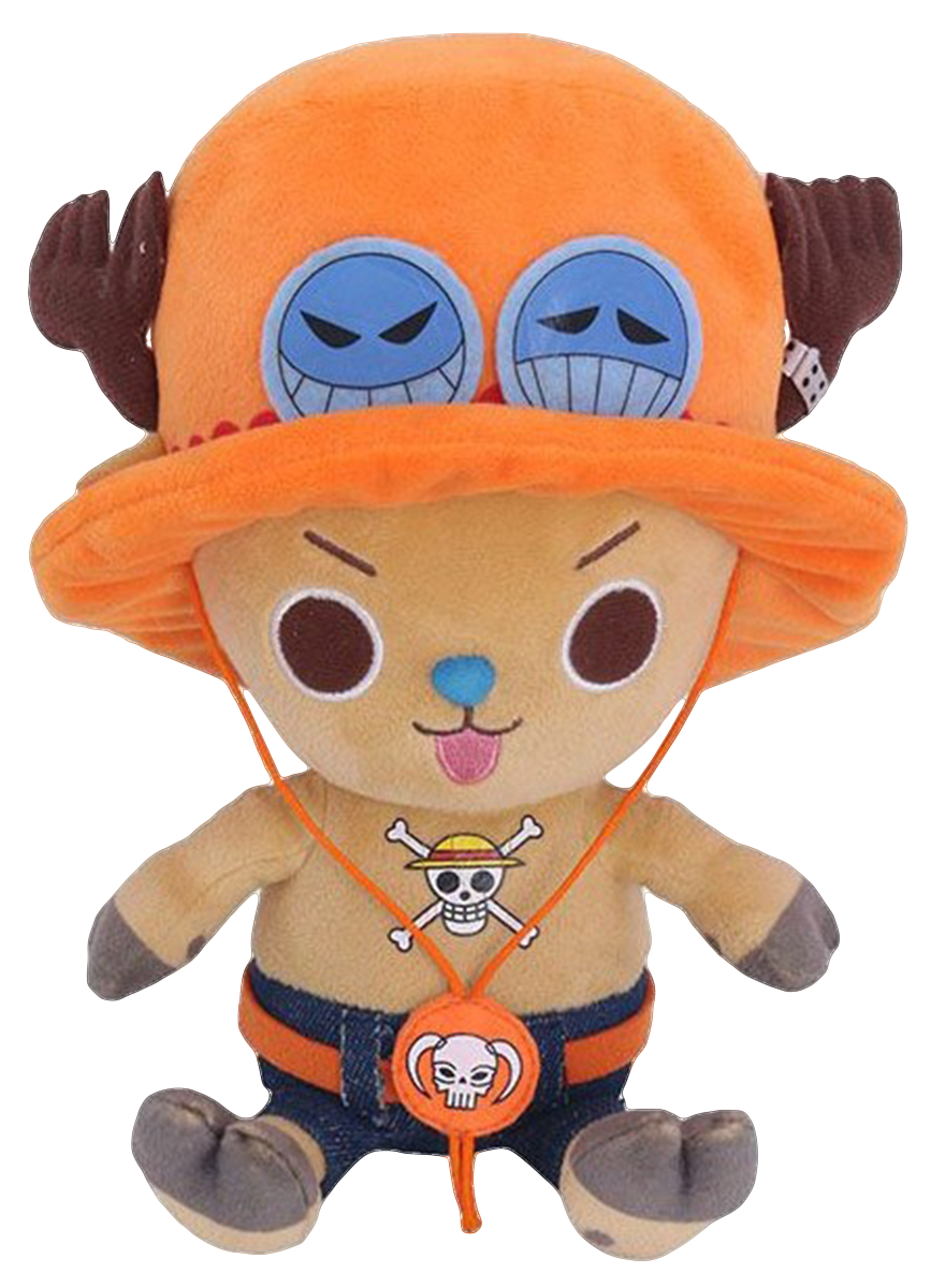 CRUNCHYROLL 448/85053 FIGUR-ONE PIECE-CHOPPER X ACE-PLÜSCH TOY