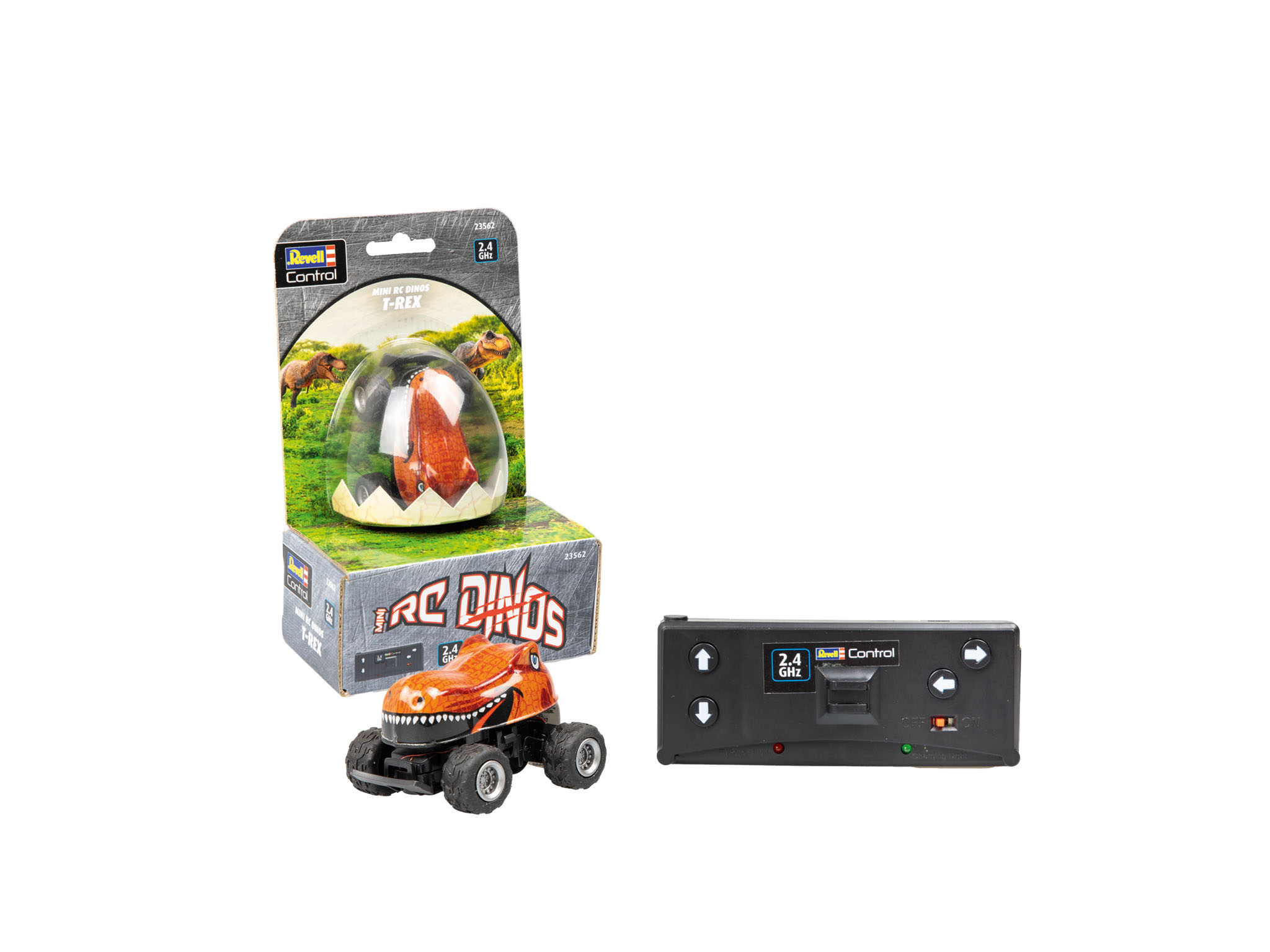 R/C Mehrfarbig 23562 Mini Spielzeugauto, RC T-REX REVELL Dino