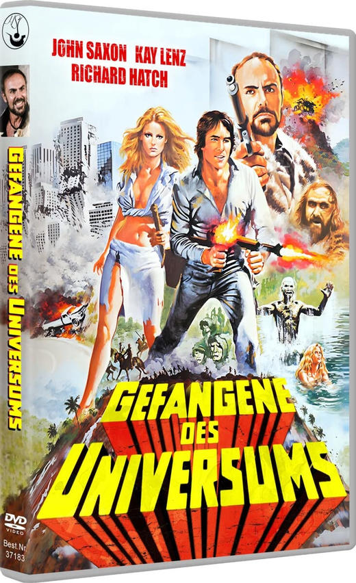 DVD-Cover eines Films mit Schauspielern und Text, mit einer dramatischen, actionreichen Szene.