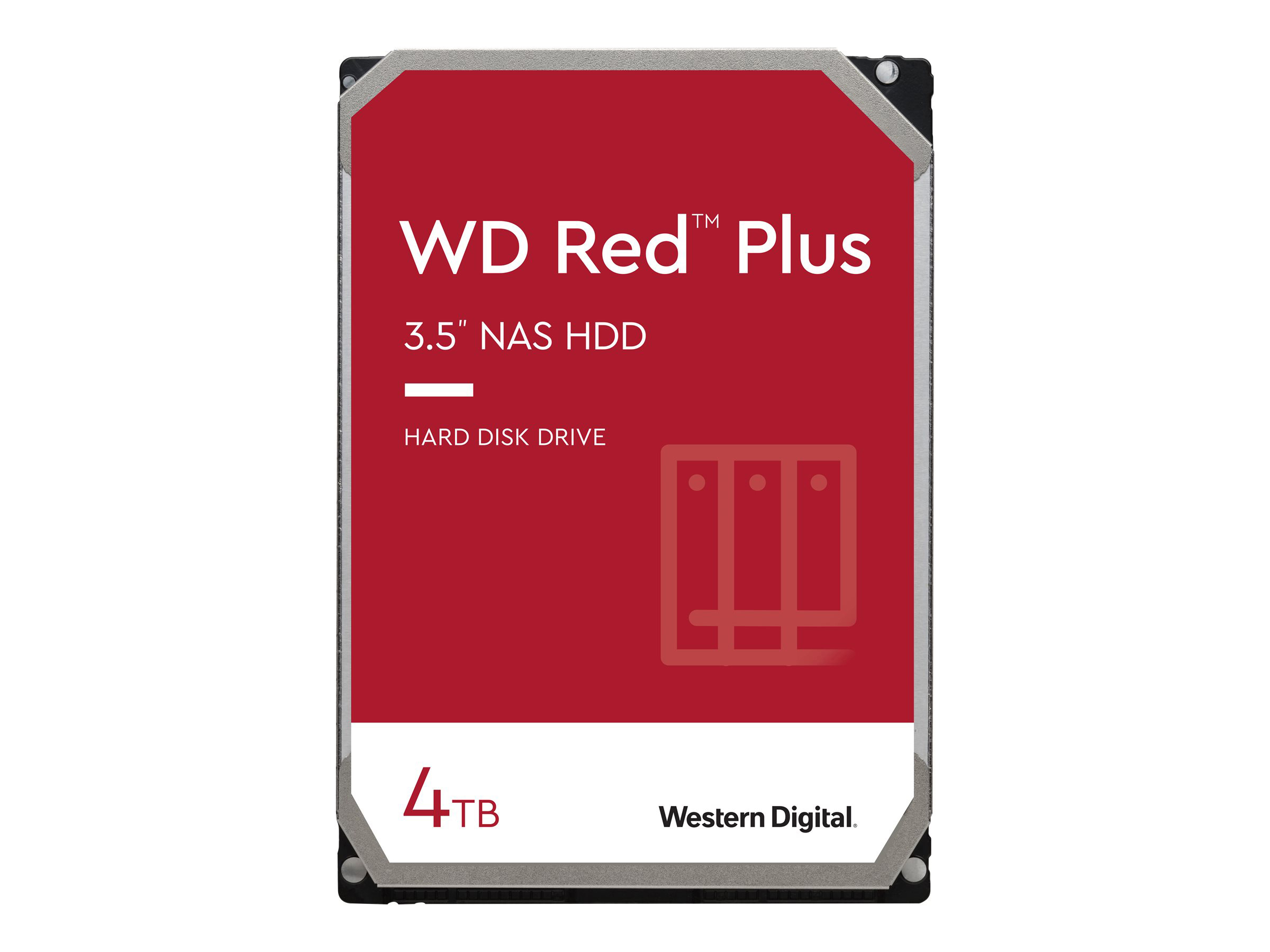 WD Red Plus WDBC9V0040HH1-WRSN Festplatte Retail, 4 TB HDD SATA 6 Gbps, 3,5 Zoll, intern
