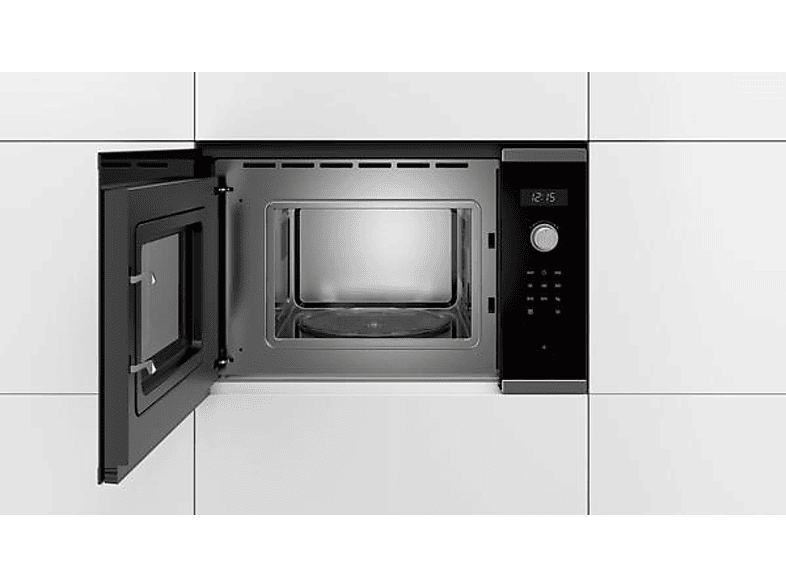 Bosch BFL524MS0 Mikrowelle (800 Watt, Einbaugerät, 20 l, Edelstahl) — Foto 2 von 5