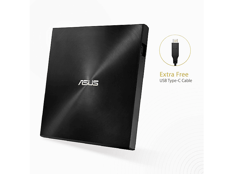 Asus SDRW-08U9M-U DVD-Brenner Extern Retail USB-C® Schwarz