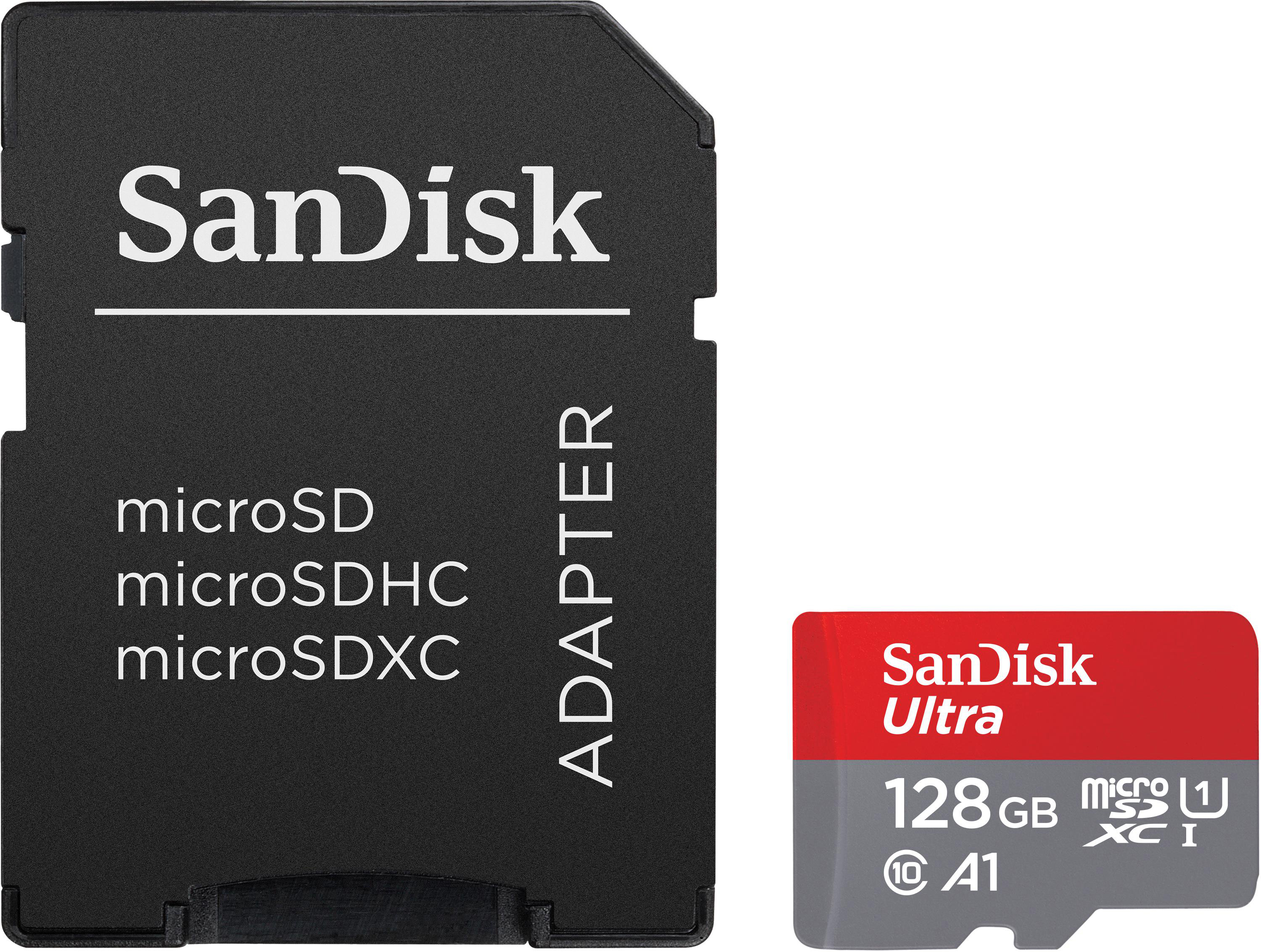 SANDISK Ultra Chromebooks, Flash-Speicherkarte, Micro-SDXC für GB, MB/s 140 128
