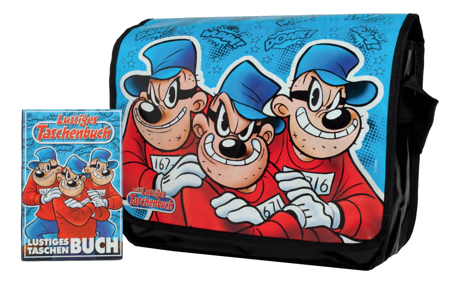 EGMONT Disney - Panzerknacker - Umhängetasche + Taschenbuch (Mehrfarbig)
