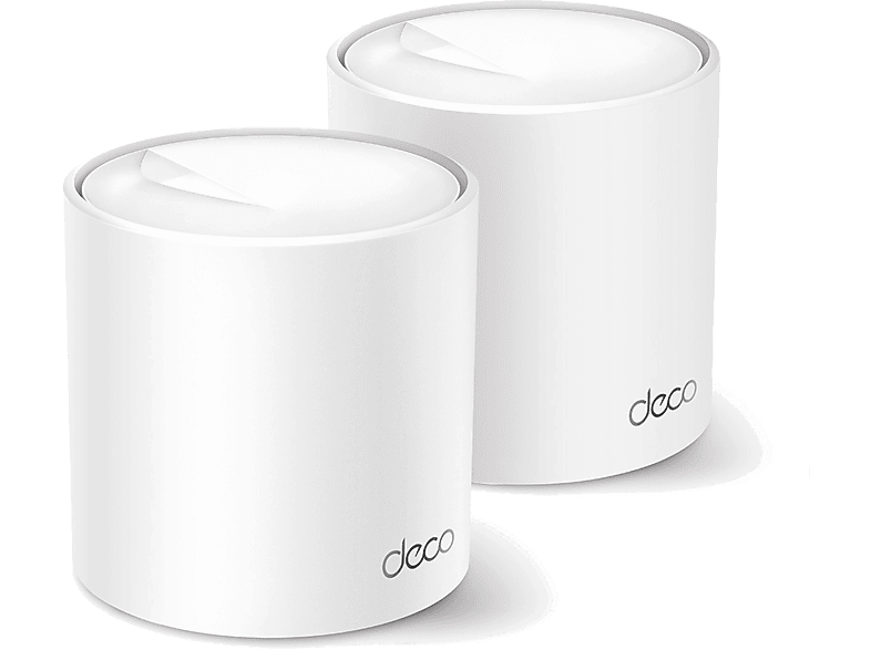 TP-LINK Deco X50(2-pack), AX3000 Mbps,Gigabit Portlar, 460 m²'ye Kadar Kapsama, Wi-Fi 6 Mesh Sistemi