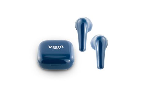 Auriculares True Wireless  Vieta Pro Fit, Hasta 20hs, BT 5.0, IPX4, Touch  control, Azul