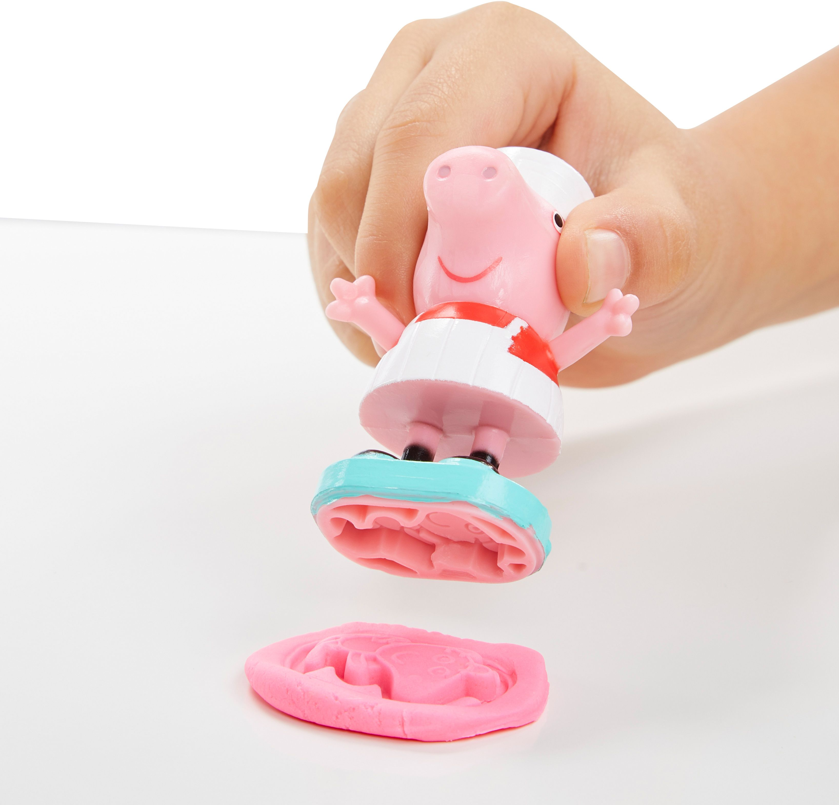 HASBRO GAMING Play Doh Peppas Ice Cream Playset Spielset, Mehrfarbig
